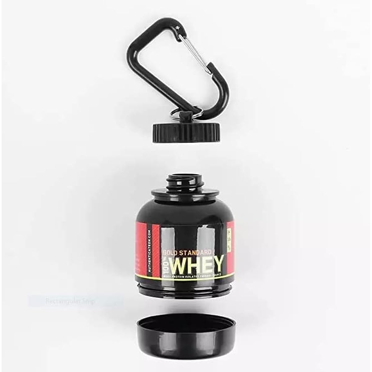 100/200ml Portable Protein Powder Supplement Container Lightweight Leakproof
