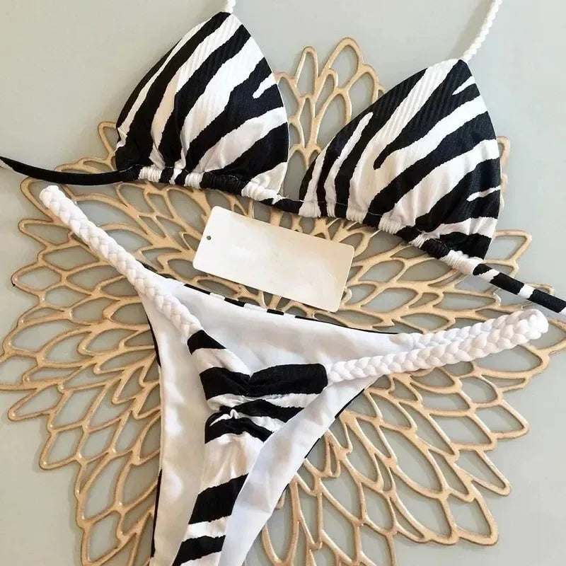 Traje de baño nuevo de bikini para mujer para vacaciones en la playa