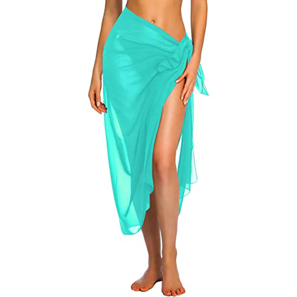 Womens Long&Short Sarong Swimsuit Coverups