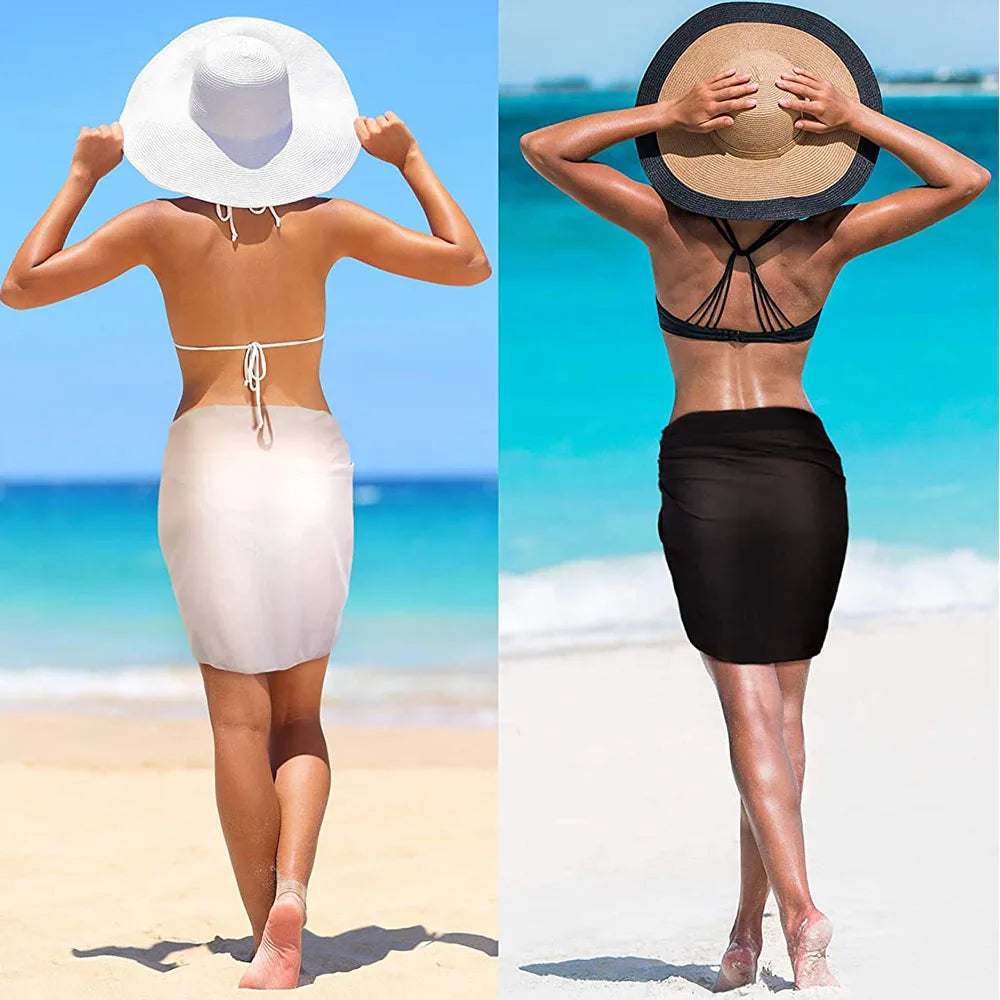 Womens Long&Short Sarong Swimsuit Coverups
