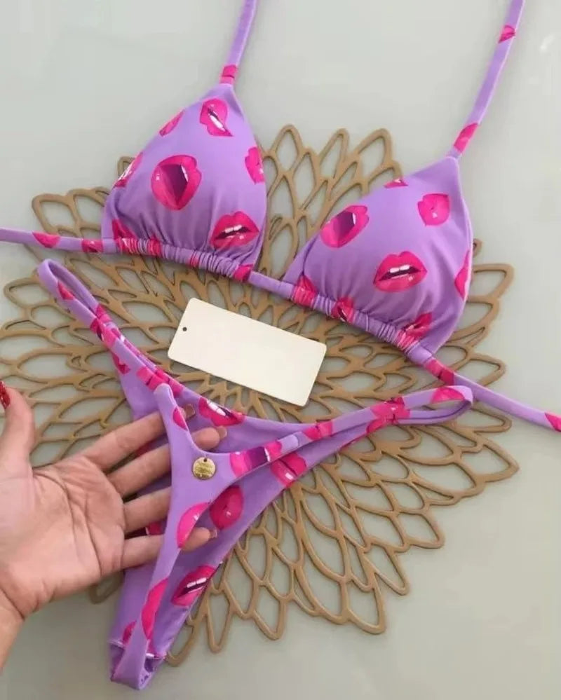 Traje de baño nuevo de bikini para mujer para vacaciones en la playa