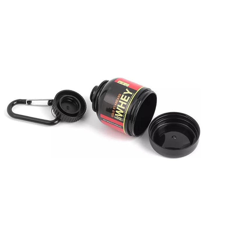 100/200ml Portable Protein Powder Supplement Container Lightweight Leakproof
