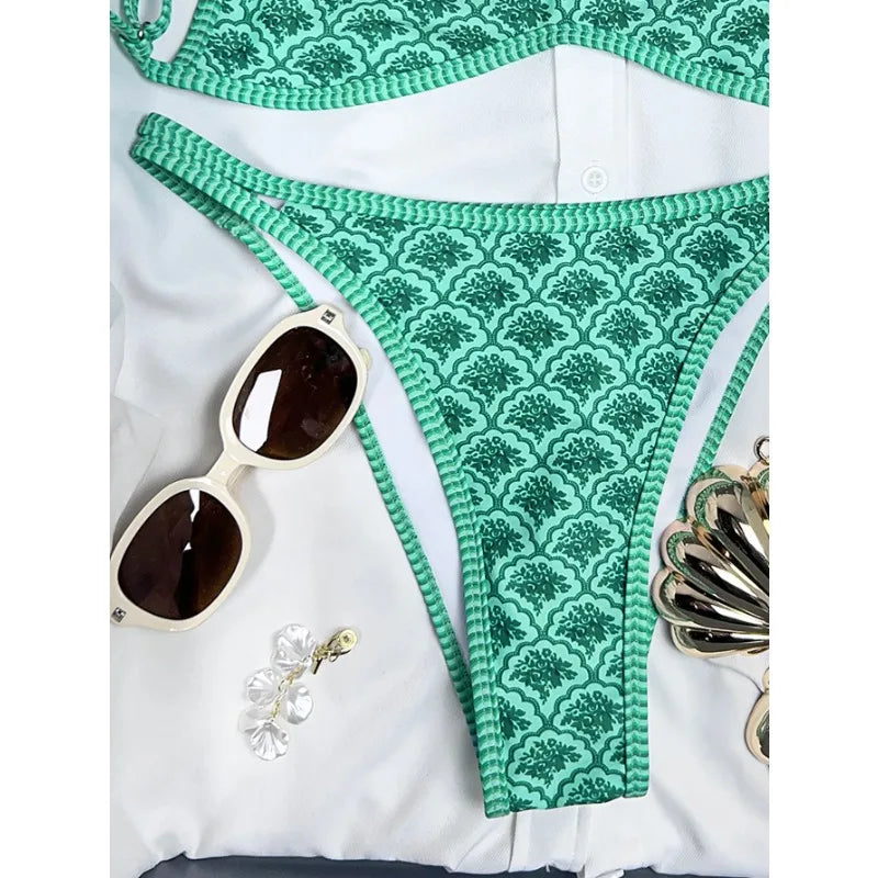 Sexy Vintage Polka Dot Bikini Set Women 2026