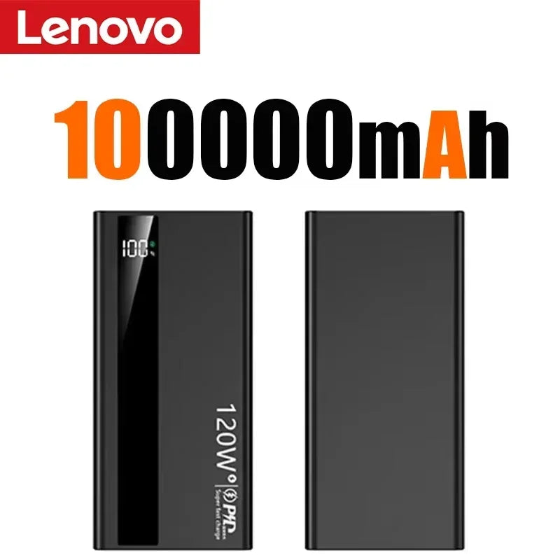Lenovo 500000mAh 120W Portable Power Bank Large Capacity