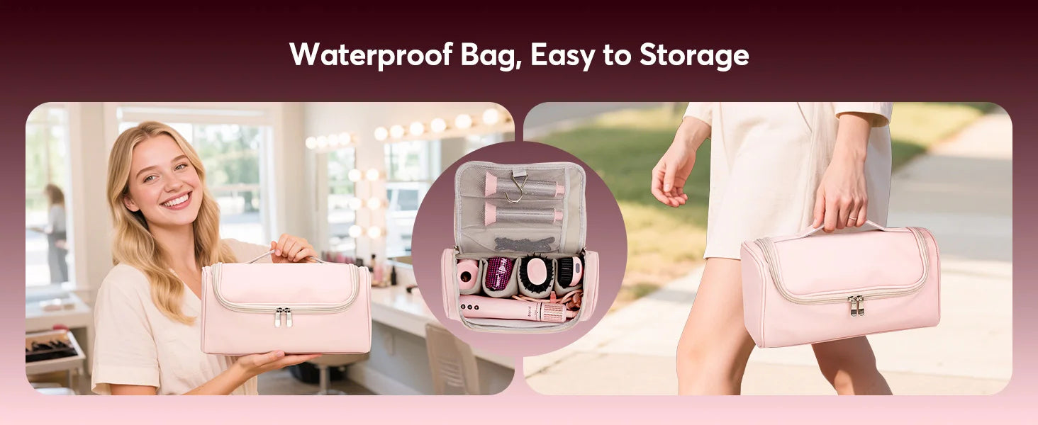 5 in 1 Hot Air Styler Wrap with Travel Bag- 1200W