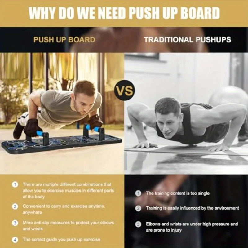 Push Up Board for Men &amp; Women, 56 Adjustable Angles for Full-Body Workout
