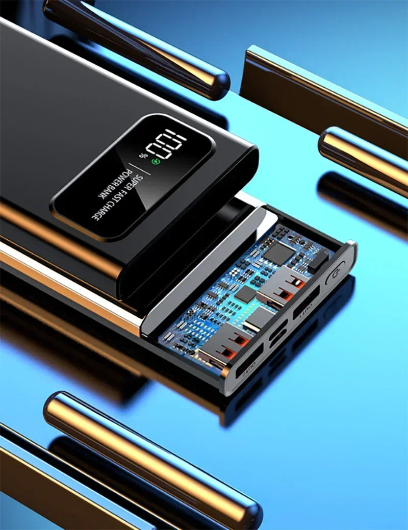 Lenovo 50000mAh  Power Bank 120W Fast Charge LED Digital Display
