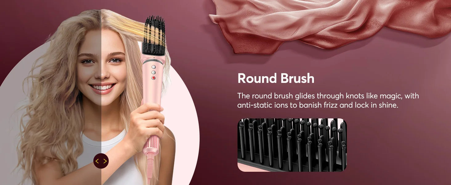 5 in 1 Hot Air Styler Wrap with Travel Bag- 1200W