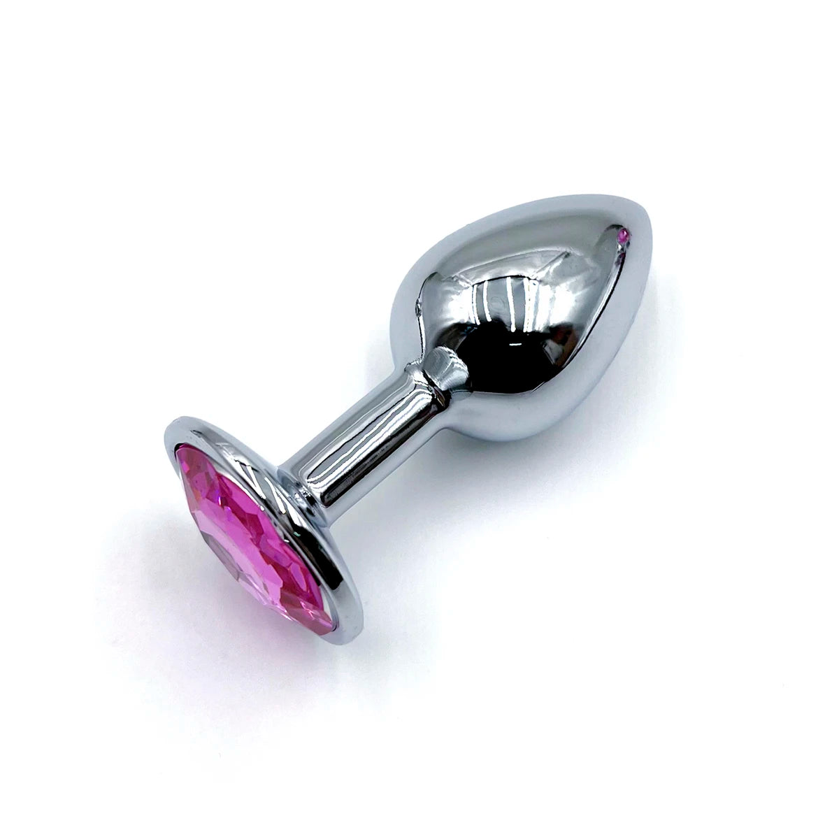 Metal Anal Plug With Gem Base