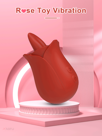 Rose-Vibrator 10 Tongue