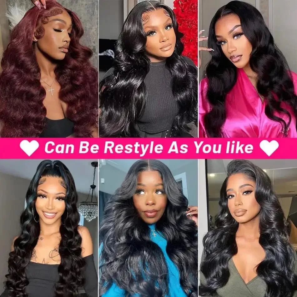 Body Wave Black Color Synthetic Soft Lace Frontal