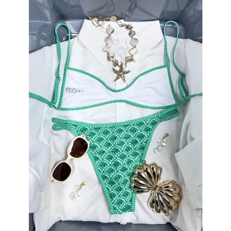 Sexy Vintage Polka Dot Bikini Set Women 2026