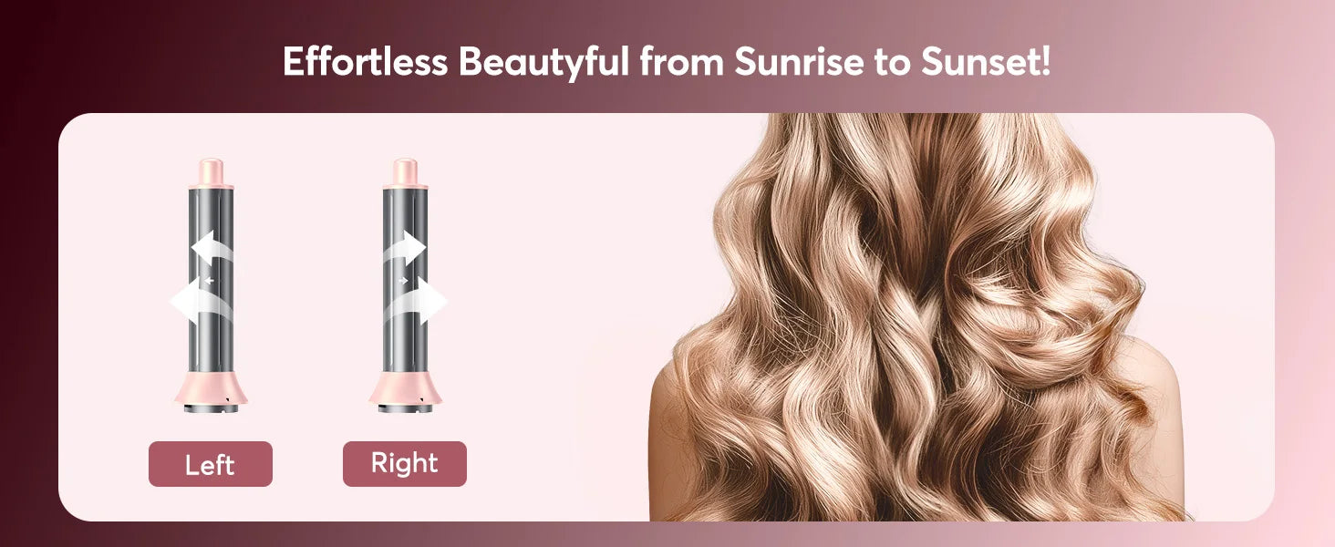 5 in 1 Hot Air Styler Wrap with Travel Bag- 1200W