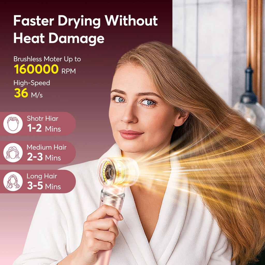 5 in 1 Hot Air Styler Wrap with Travel Bag- 1200W
