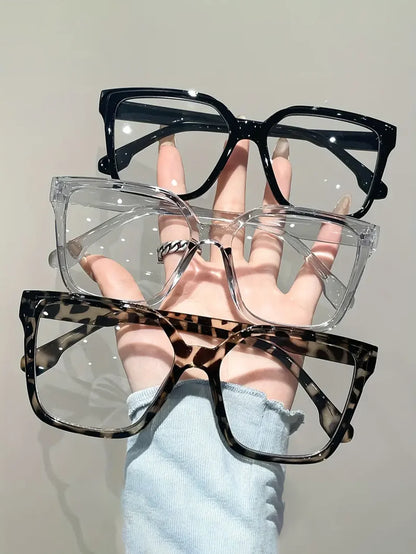 1Pc/2Pcs/3Pcs/4Pcs Elegant, Simple and Stylish Geometric Glasses