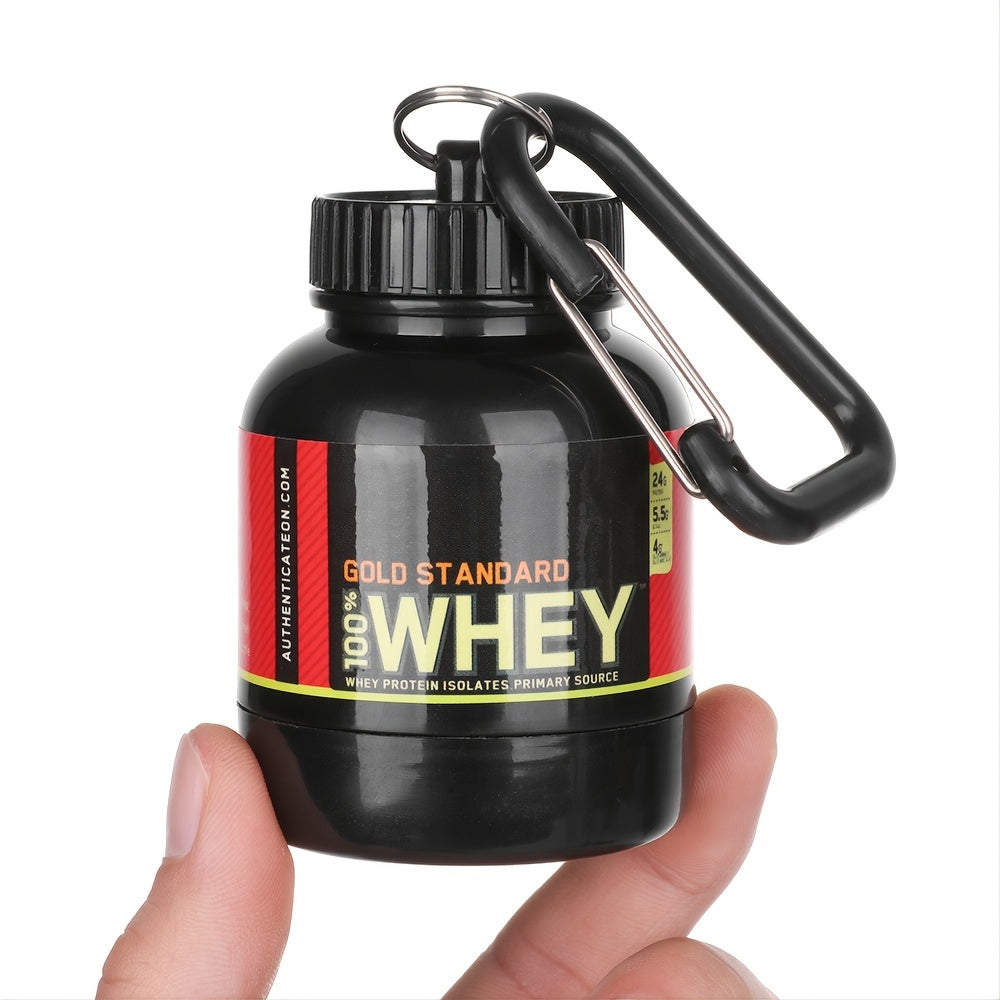 100/200ml Portable Protein Powder Supplement Container Lightweight Leakproof