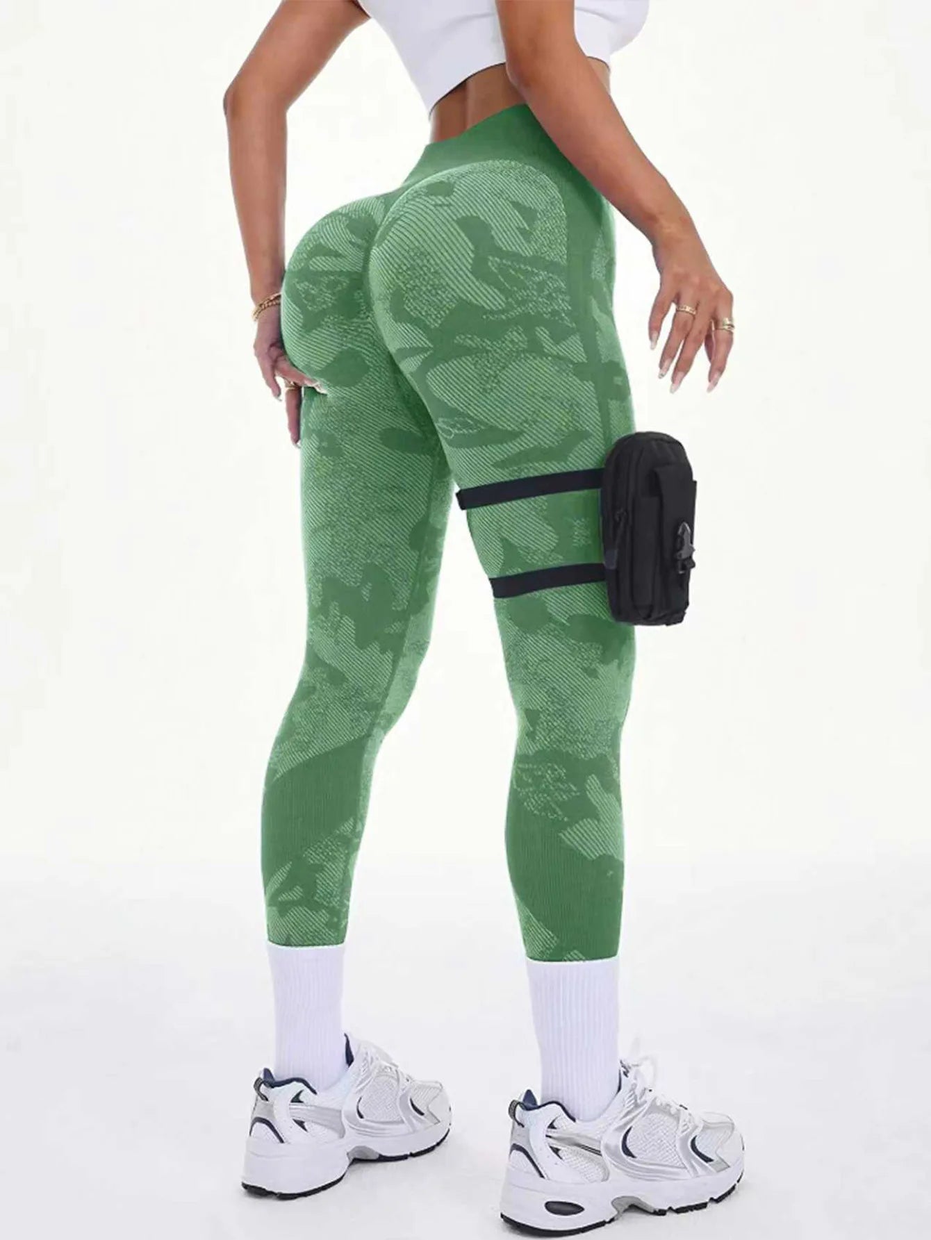 Women Camouflage Leggings Gym Fitness Athletic Workout Elastic