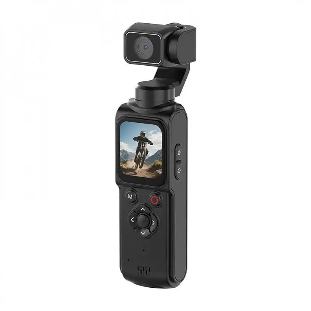 4K Pocket Gimbal Camera Handheld Stabilized 75MP 330° Auto-Tracking