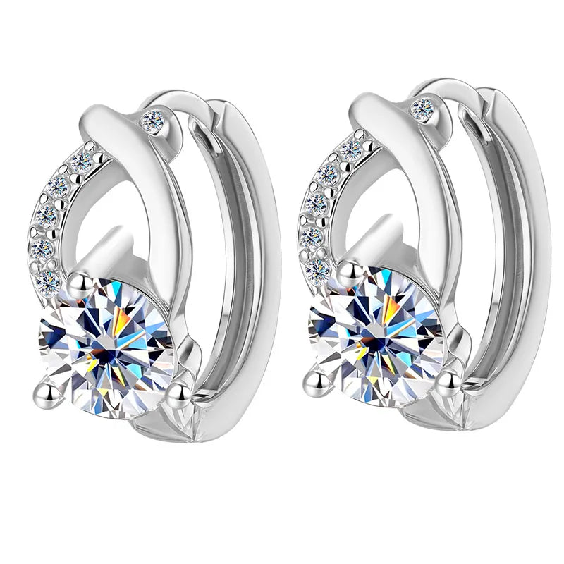 Cross Waterdrop Ear Cuffs Women&