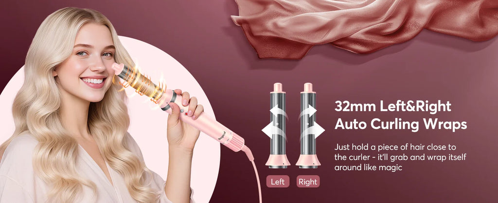 5 in 1 Hot Air Styler Wrap with Travel Bag- 1200W