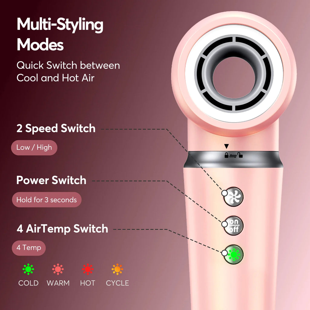 5 in 1 Hot Air Styler Wrap with Travel Bag- 1200W