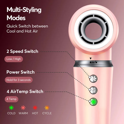 5 in 1 Hot Air Styler Wrap with Travel Bag- 1200W