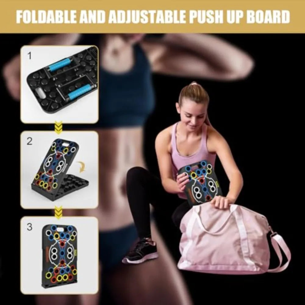 Push Up Board for Men &amp; Women, 56 Adjustable Angles for Full-Body Workout