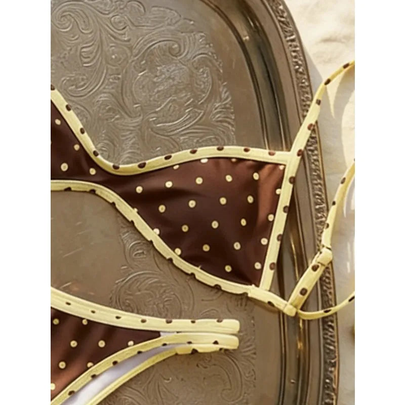 Sexy Vintage Polka Dot Bikini Set Women 2026