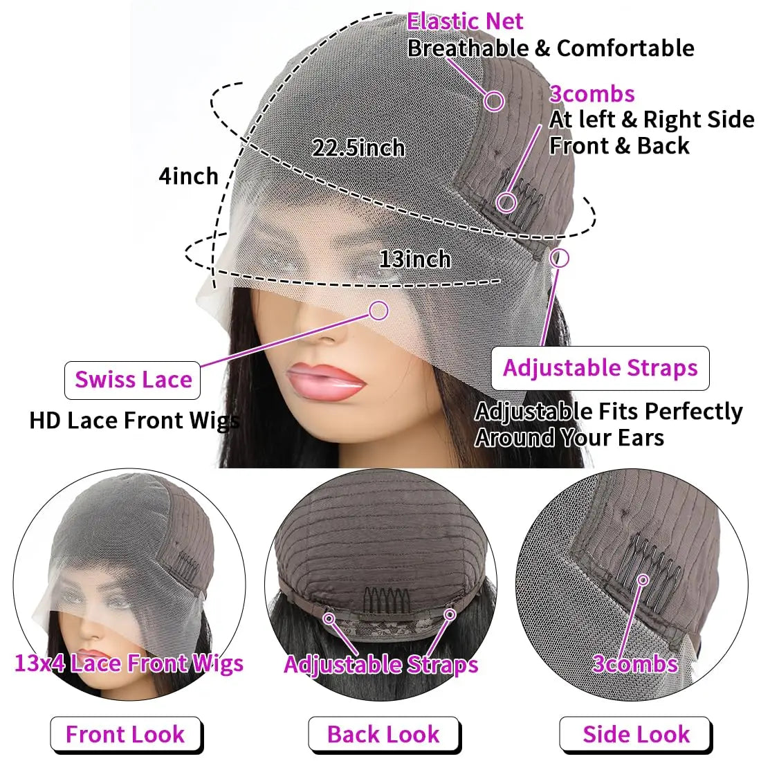 Water Wave Curly Human Hair Wig Deep