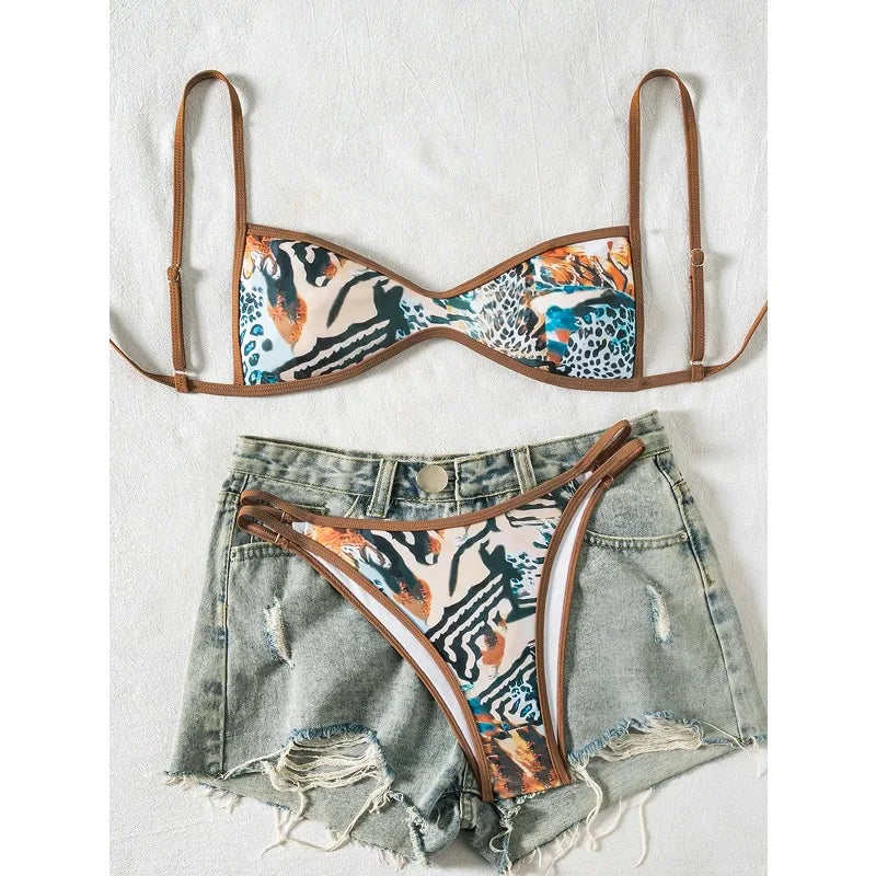 Sexy Vintage Polka Dot Bikini Set Women 2026