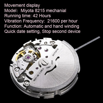 Moissanite Watch Stainless Steel Mechanical Automatic Iced Out