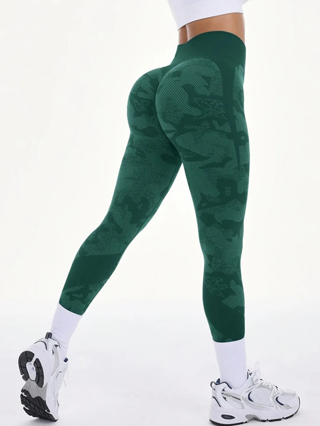 Women Camouflage Leggings Gym Fitness Athletic Workout Elastic