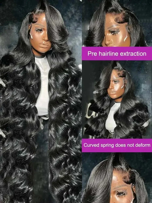 13x6 HD Lace Frontal Human Hair Wig 5x5 all size