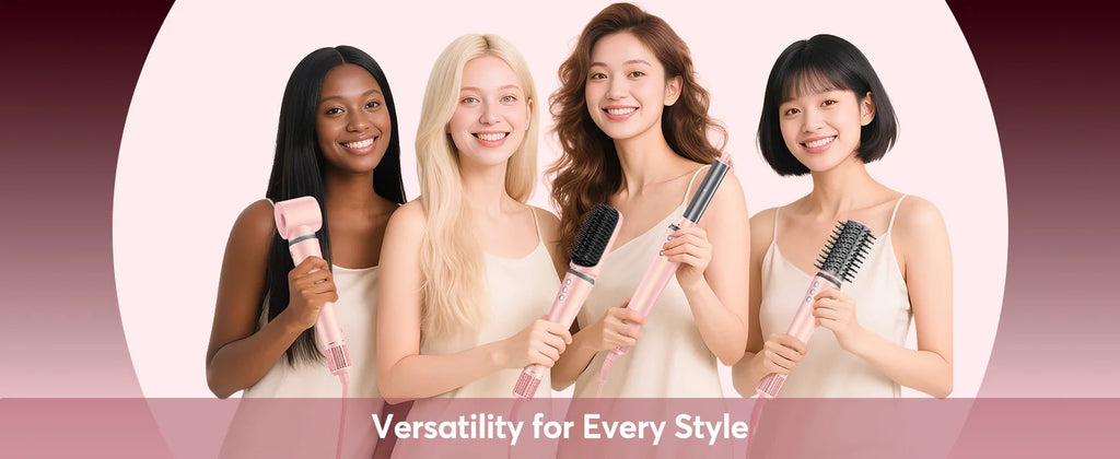 5 in 1 Hot Air Styler Wrap with Travel Bag- 1200W