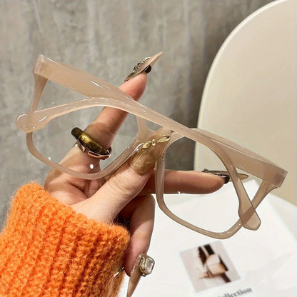 1Pc/2Pcs/3Pcs/4Pcs Elegant, Simple and Stylish Geometric Glasses