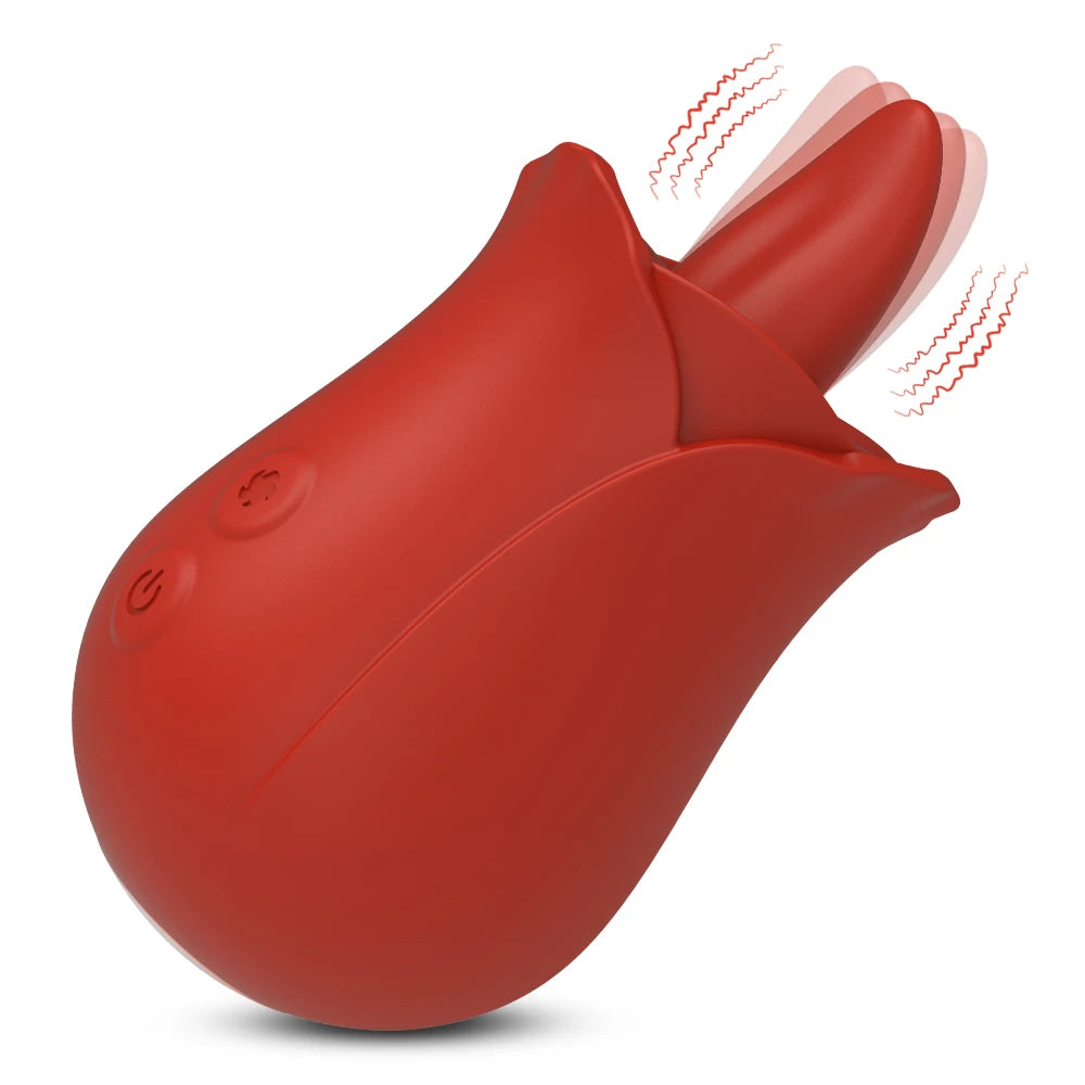 Rose-Vibrator 10 Tongue