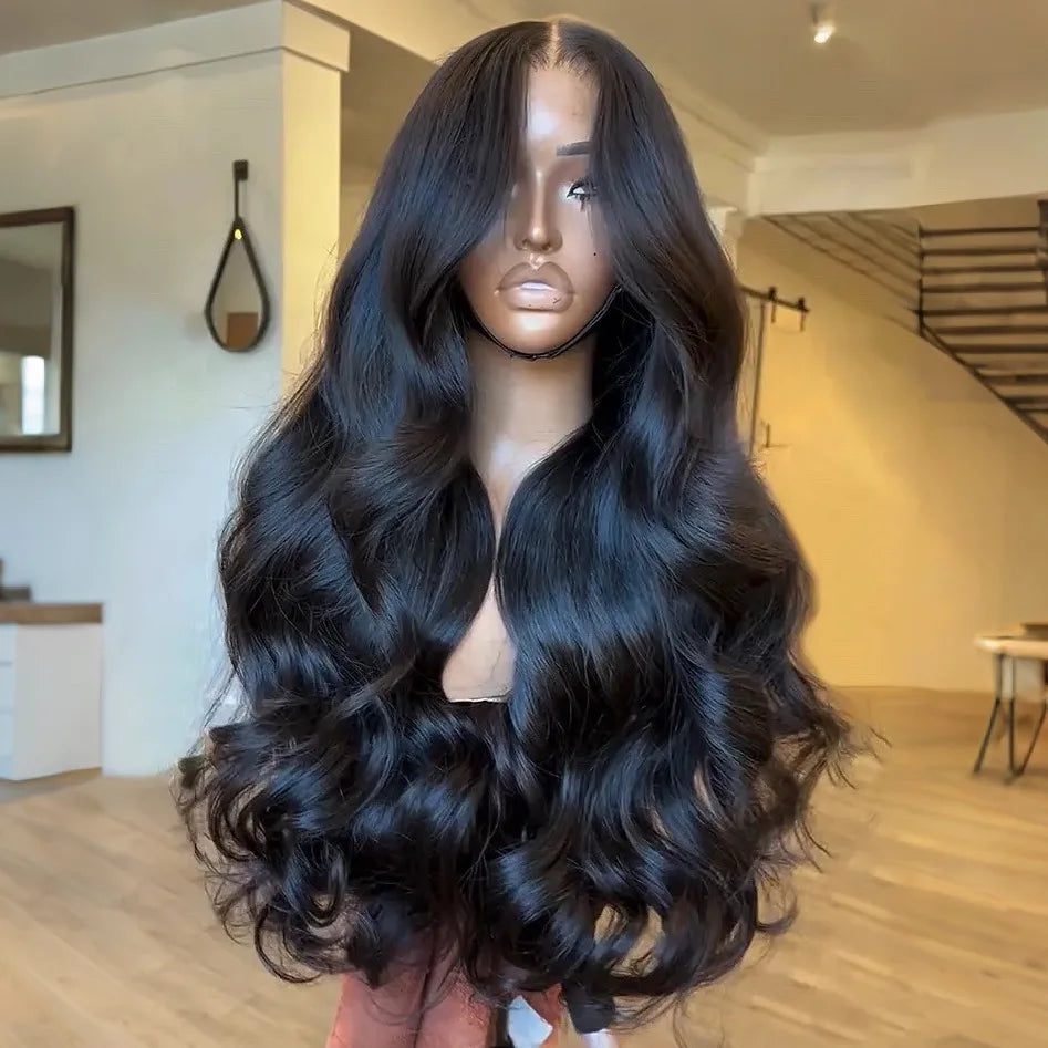 Body Wave Black Color Synthetic Soft Lace Frontal