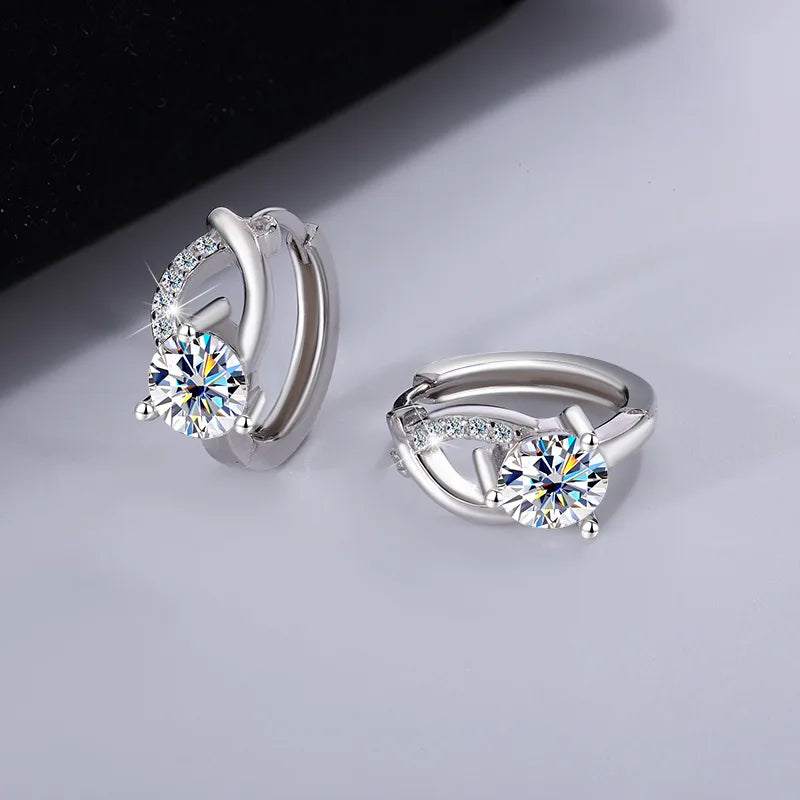 Cross Waterdrop Ear Cuffs Women&